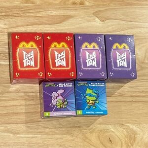 BTS Figurines and Hello Kitty